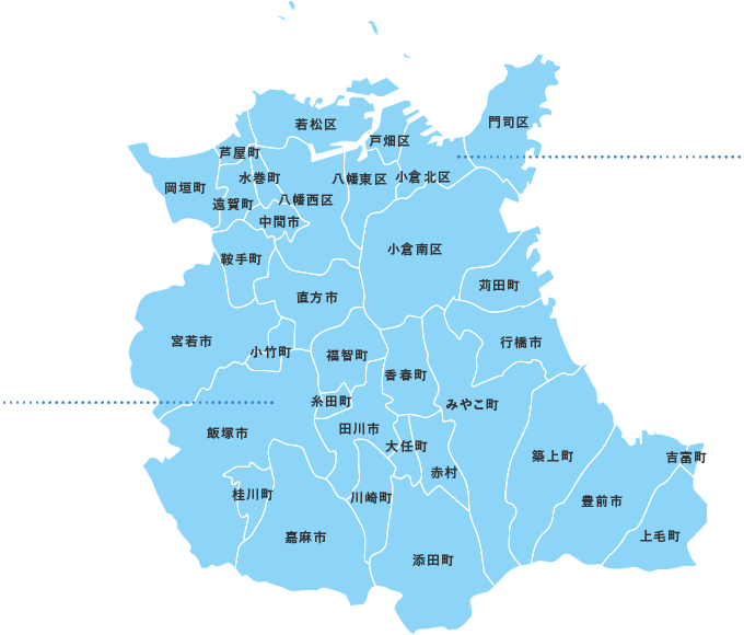 北九州地区マップ