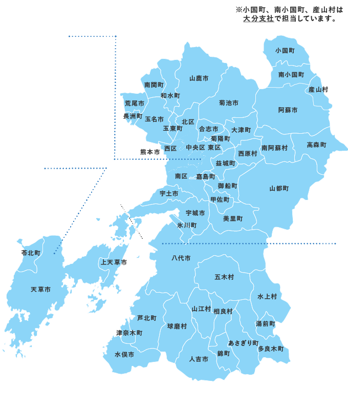 熊本地区マップ