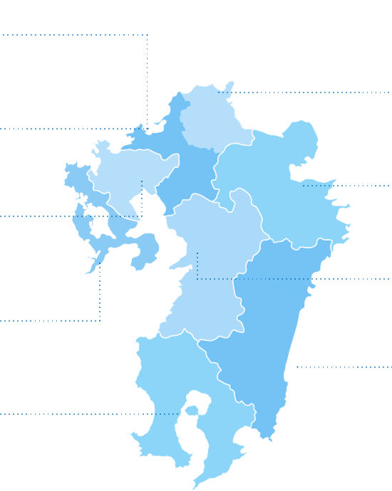 九州地域マップ