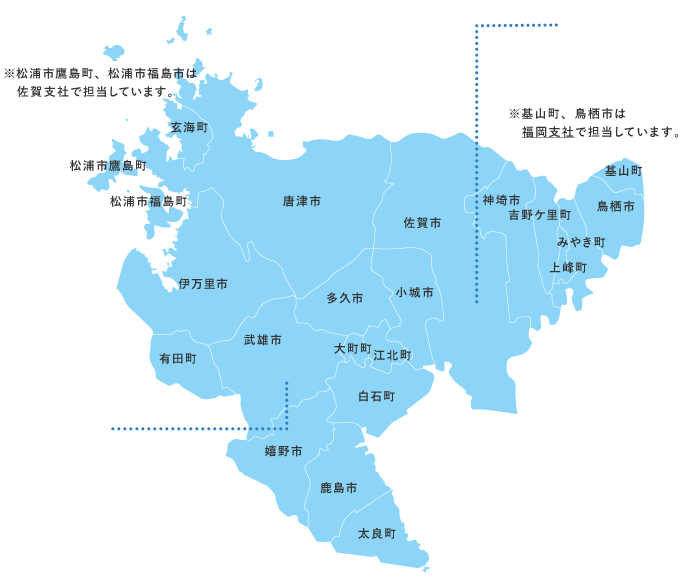 佐賀地区マップ